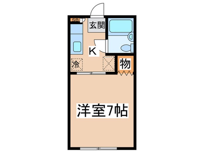 マロンハウスの物件間取画像