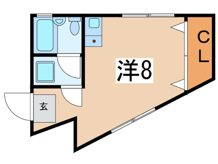 プチハイムヒグチの物件間取画像