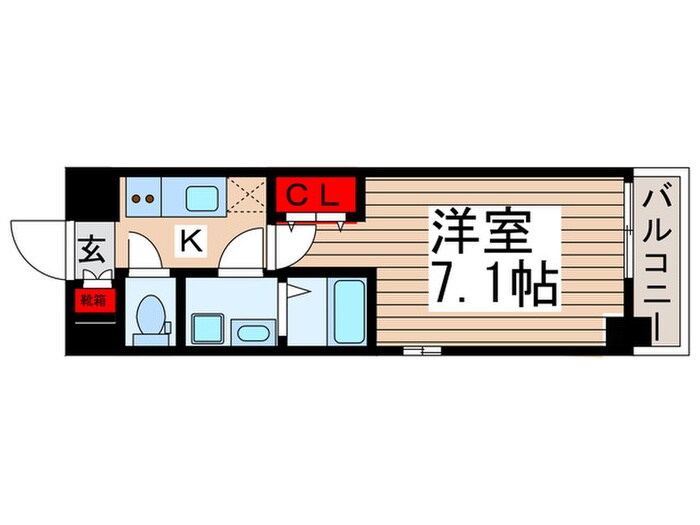 ラクラス下総中山の物件間取画像