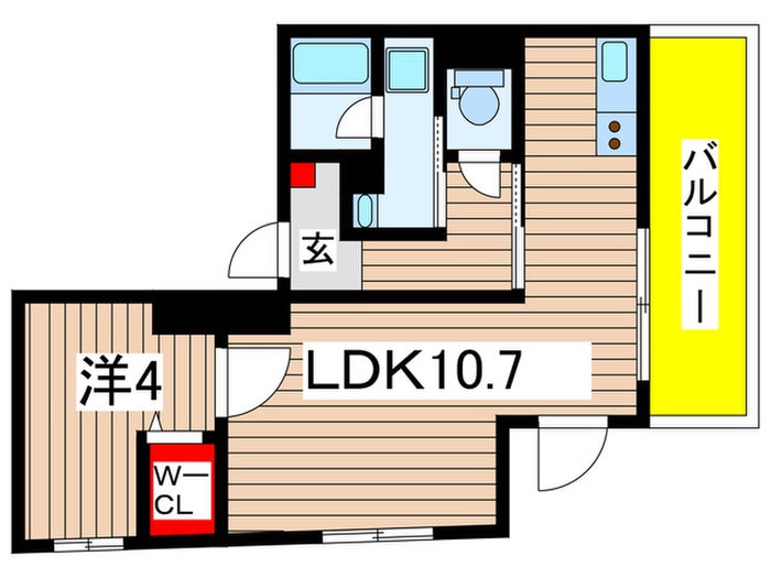 ハーモニーフラッツ住吉の物件間取画像