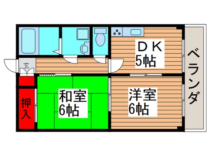 ア－バンハイツ梨本の物件間取画像