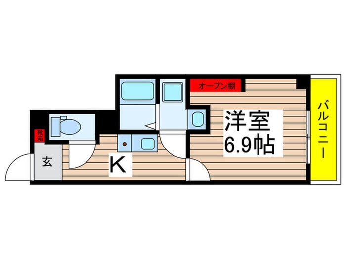 ＳＫビル拾参番館の物件間取画像