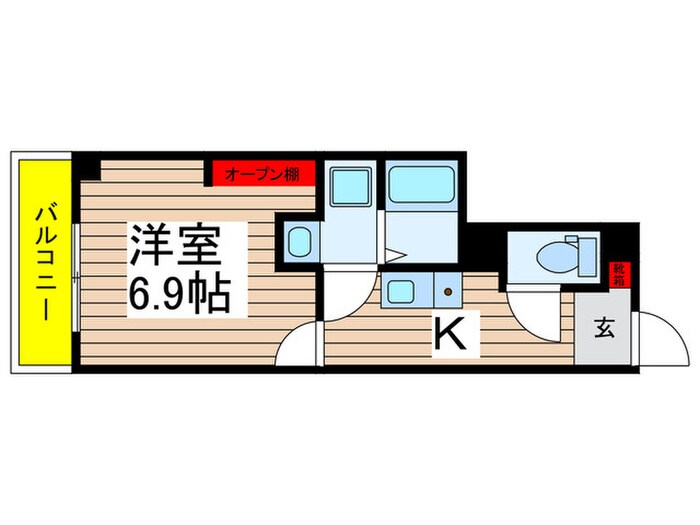 ＳＫビル拾参番館の物件間取画像