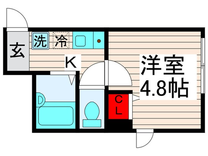 サザンロード江北の物件間取画像