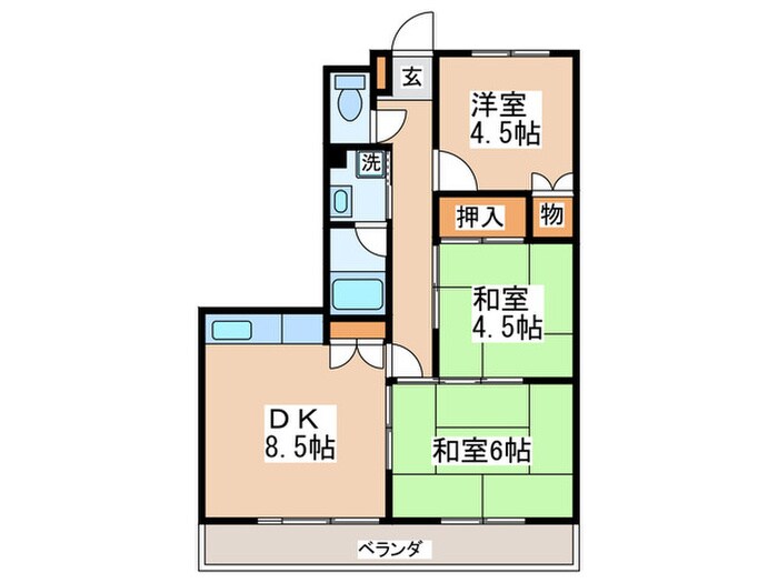 リベルテ・メノユの物件間取画像