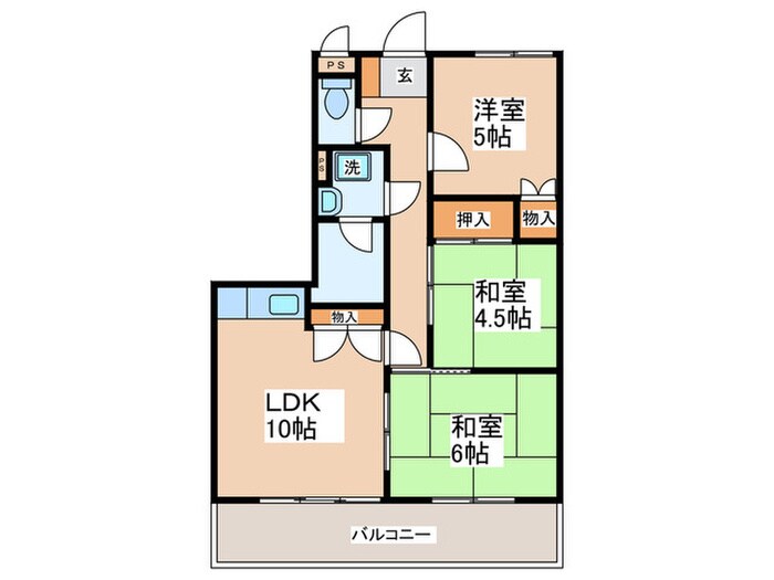 リベルテ・メノユの物件間取画像