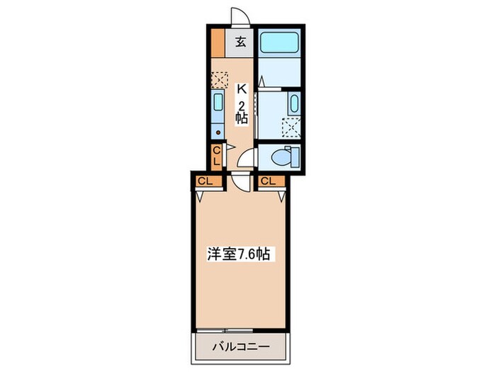 ルミエールいずみ中央の物件間取画像