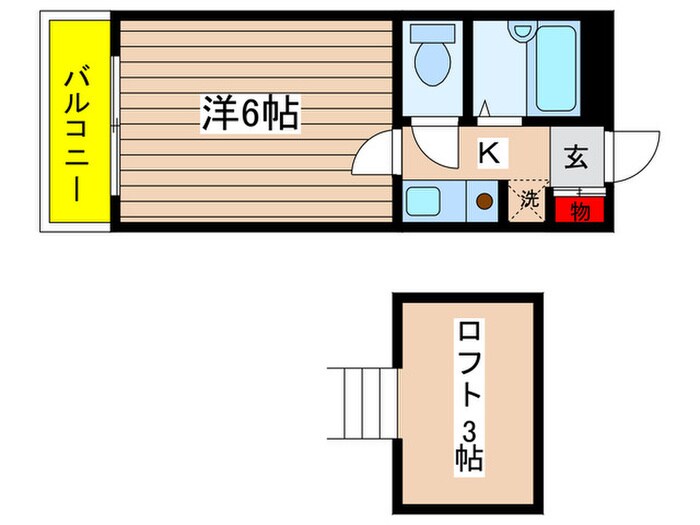 コスモ大和片平の物件間取画像