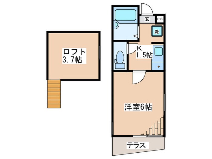 ウィステリアＫの物件間取画像