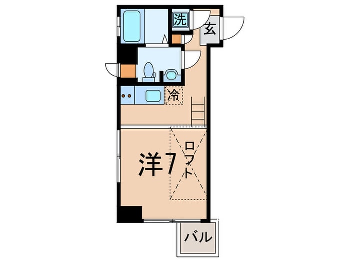 トライアングル旗の台の物件間取画像