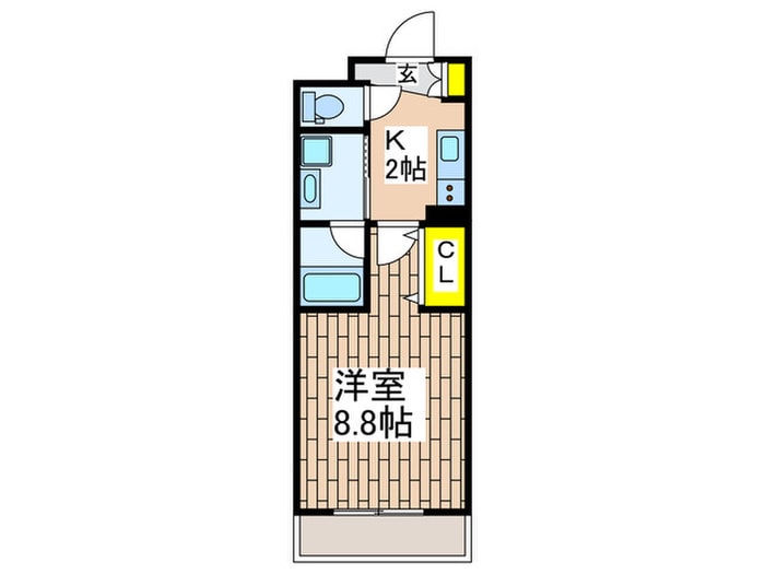 グレイスフラットの物件間取画像