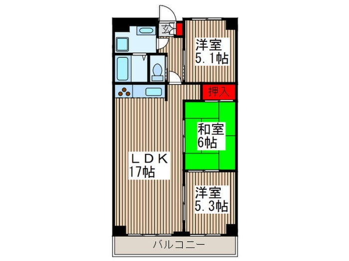 さくらヴィレッジの物件間取画像