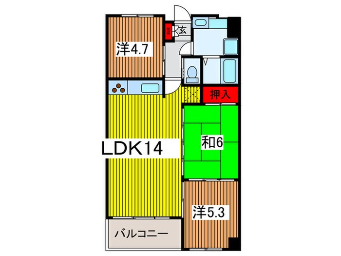 さくらヴィレッジの物件間取画像