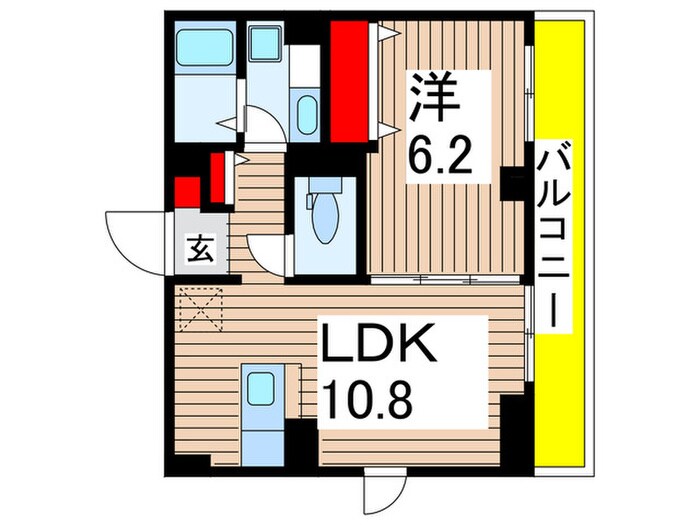 ビューネ境川の物件間取画像