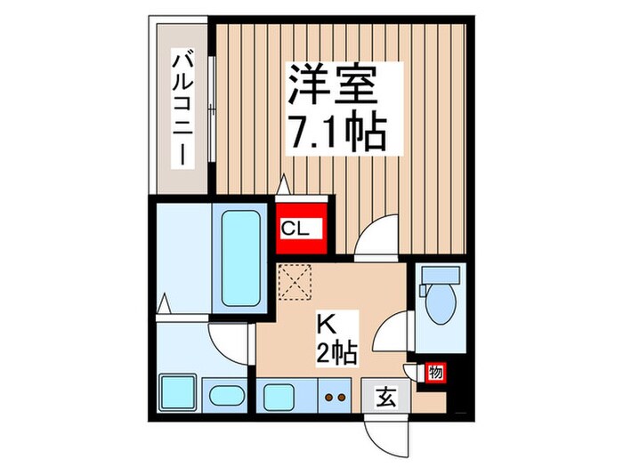 ジーメゾン入曽の物件間取画像