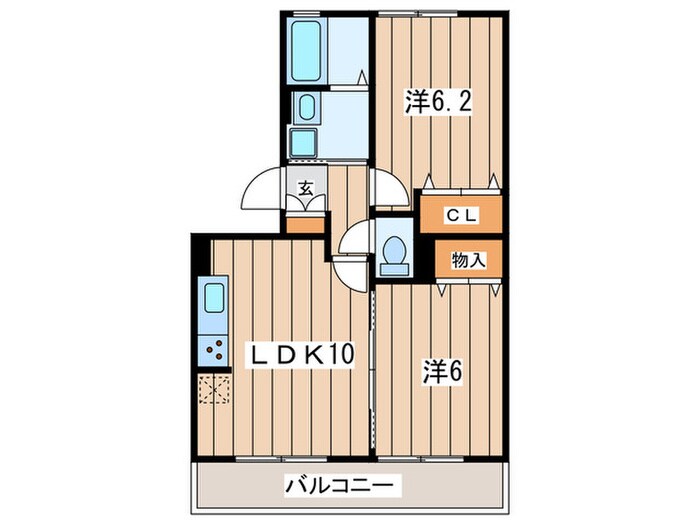 エレガンス日吉の物件間取画像