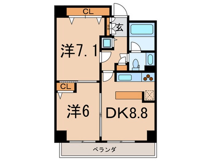 プロスペクト西巣鴨(1202)の物件間取画像