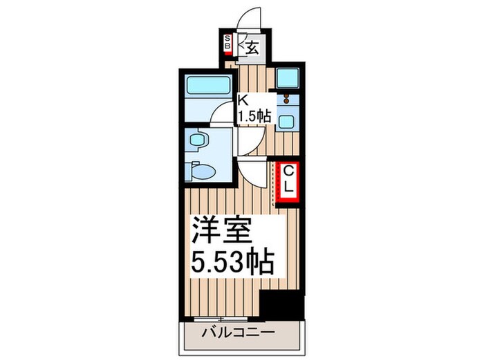 プレール・ドゥーク川口並木の物件間取画像