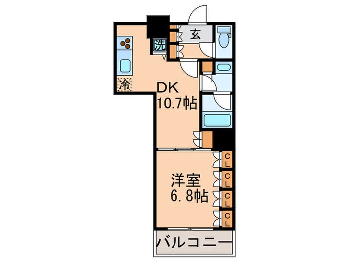 THE TOKYO TOWERS MID TOWER 17Fの物件間取画像