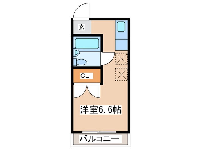 コーポ宮本の物件間取画像