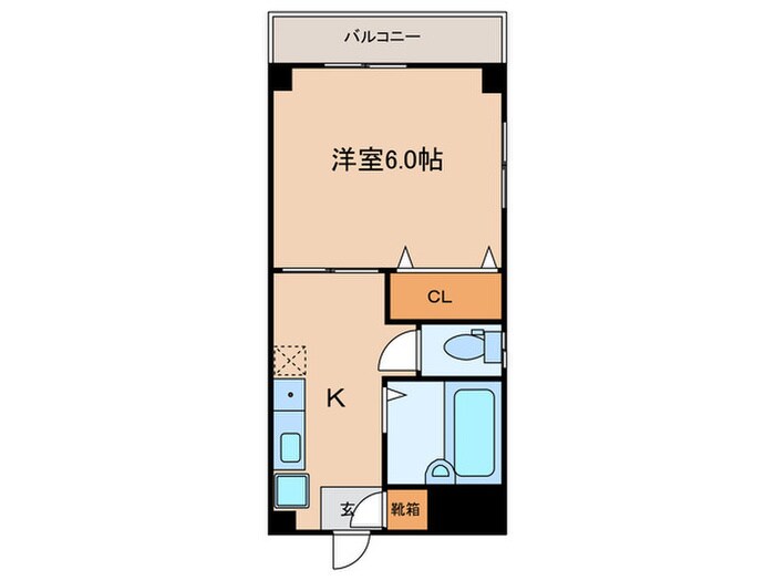 コーポリリィズの物件間取画像