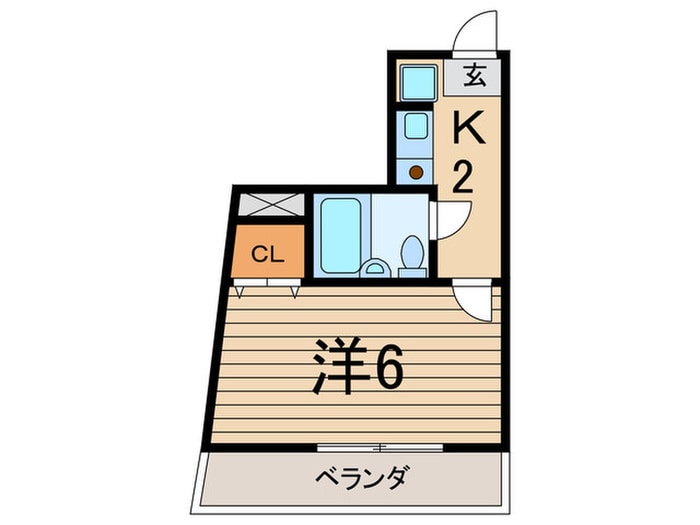 クリエイトヒル弦巻の物件間取画像