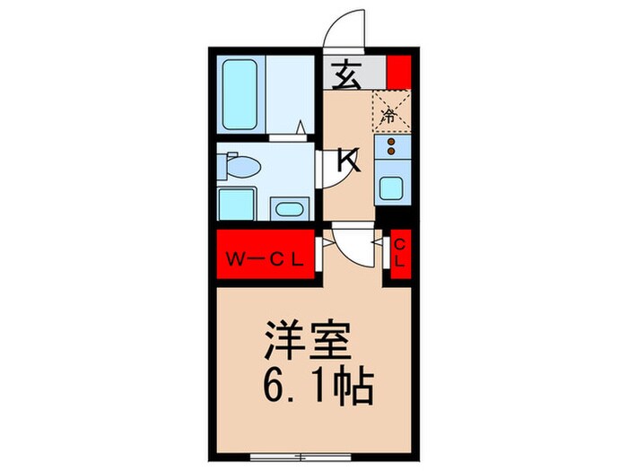 ベルレーヌ南大泉の物件間取画像