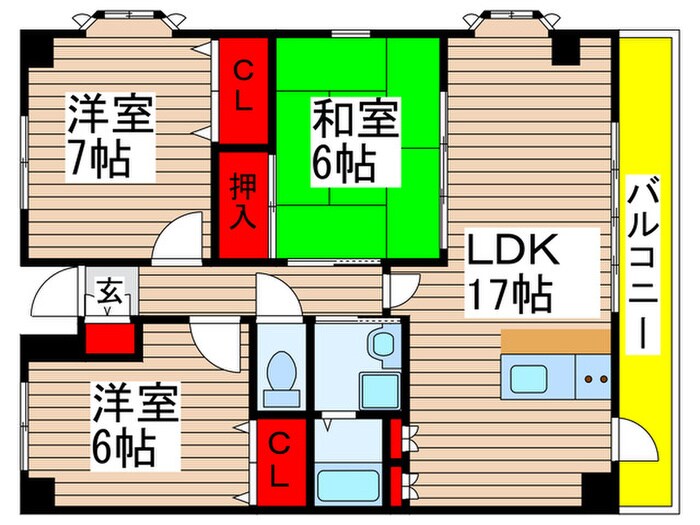 Ｅｘｅｌｓｉｏｒの物件間取画像