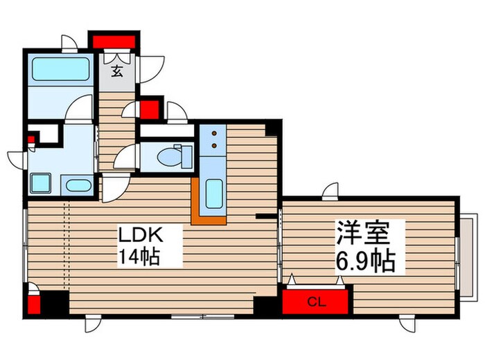 シエレトワレの物件間取画像