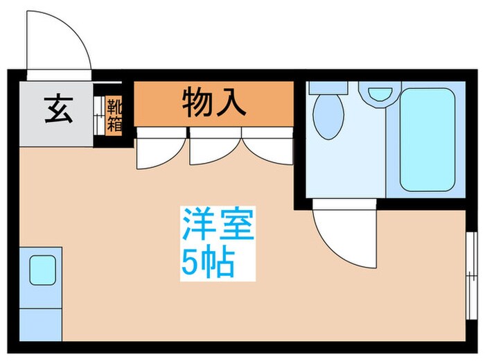 クロノス東中野Westの物件間取画像
