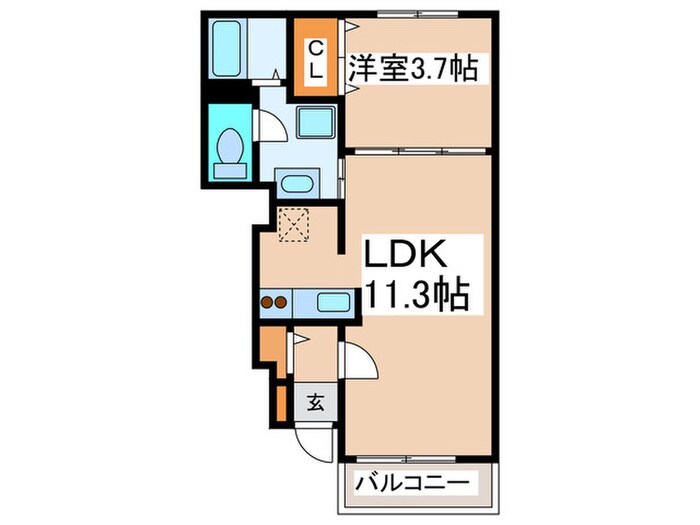 シエルの物件間取画像