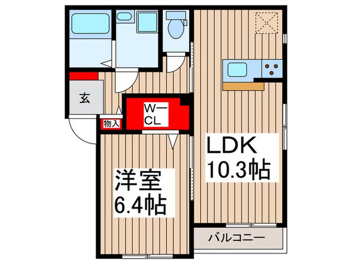 アルモニー高鼻の物件間取画像
