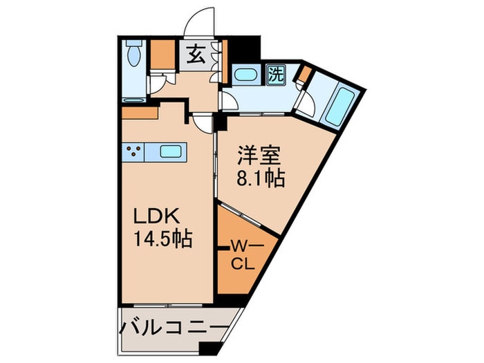 勝どきザ・タワー(4311)の物件間取画像