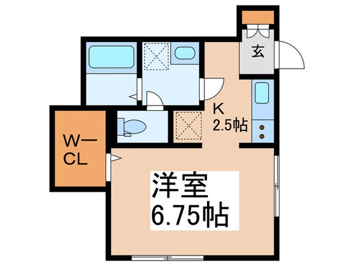 クレ－ルメゾンの物件間取画像