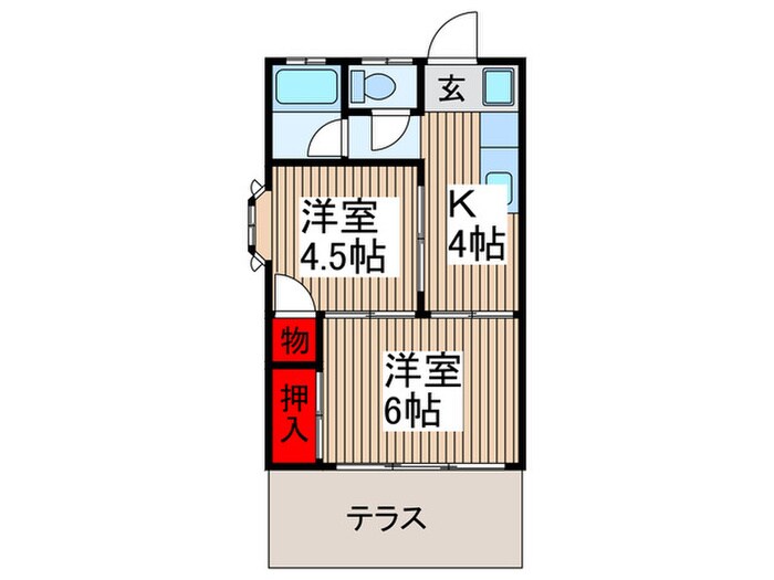 コ－ポこひつじの物件間取画像