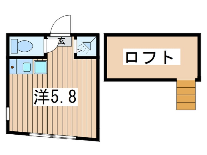 ユナイト中野島ジャン・レノの物件間取画像