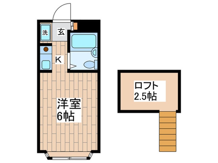 セゾン・ドルミＢの物件間取画像