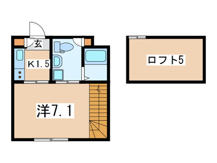 エバーグリーンSの物件間取画像