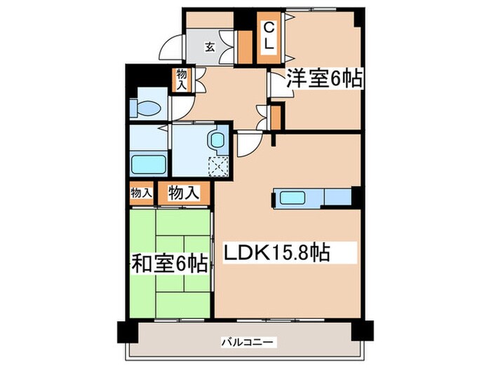 グラン・ソラール丸の内の物件間取画像