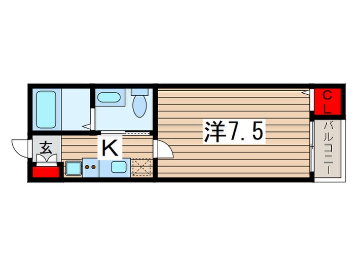 天台ステップの物件間取画像