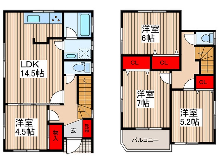 マイホームネクスト深作２丁目の物件間取画像