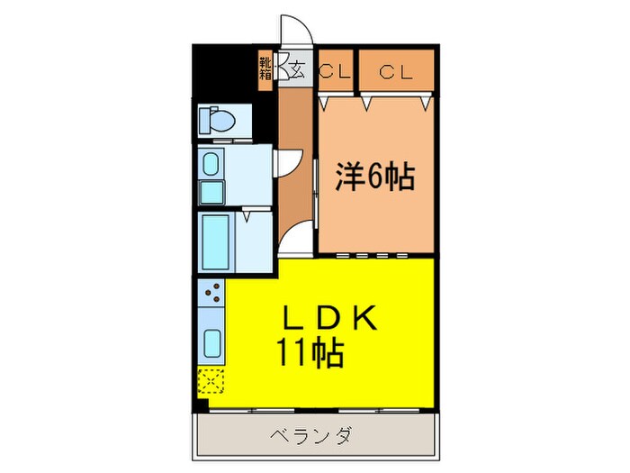 ＣＳコ－ポ２００３の物件間取画像