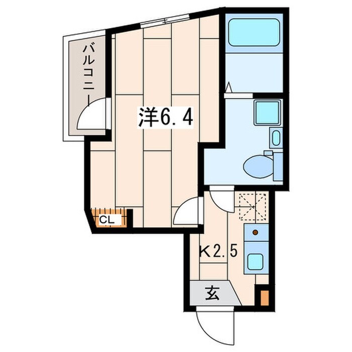 ウエストウイングⅡの物件間取画像
