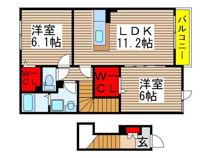 アークヒルズFの物件間取画像