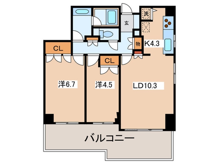 要町ガーデンハイツの物件間取画像