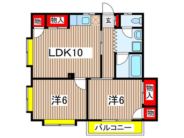 第５高栄ハイツの物件間取画像