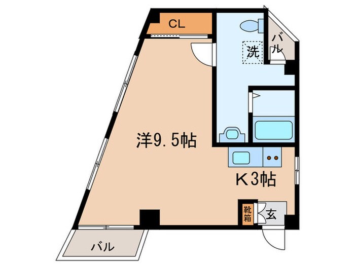 清水ヶ丘ビルの物件間取画像