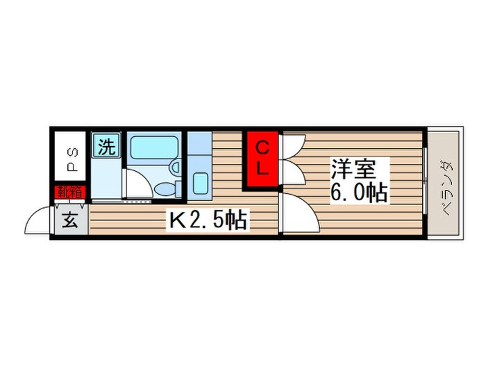 第１２頼長ビルの物件間取画像