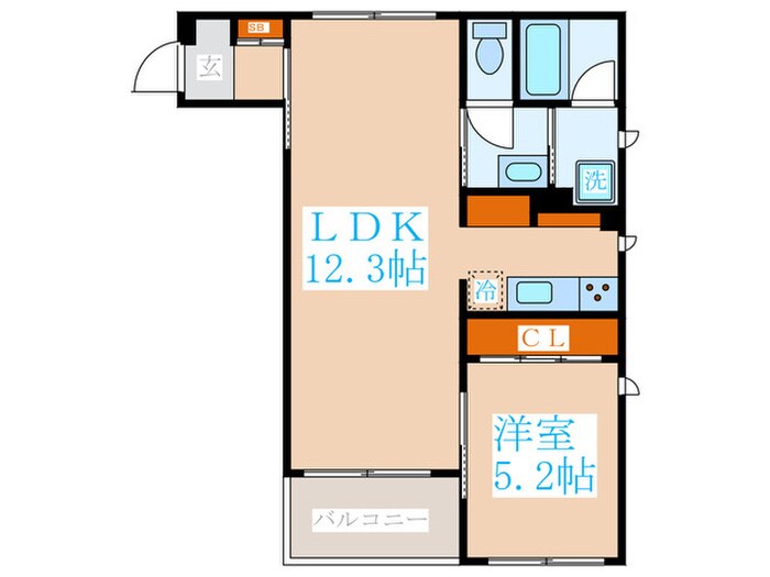 ガーデンコートアネックスの物件間取画像