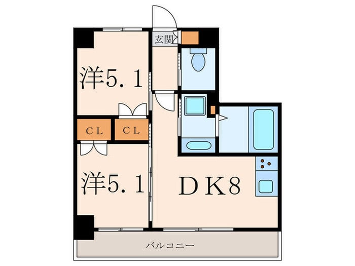 ラサンテ広尾の物件間取画像